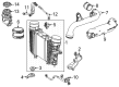 Diagram for Mercedes-Benz CLA45 AMG S Coolant Reservoir Hose - 139-090-68-01