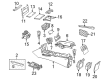 Diagram for Mercedes-Benz E400 Center Console - 212-680-10-52-9G47
