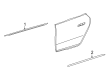 Diagram for Mercedes-Benz EQS 450+ Door Moldings - 297-730-20-00
