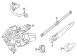 Diagram for Mercedes-Benz GLE350 Windshield Washer Nozzle - 167-860-73-00