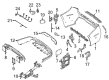 Diagram for Mercedes-Benz GLS550 Bumper - 166-885-11-38-64