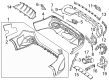 Diagram for Mercedes-Benz GLC63 AMG S E Performance Bumper - 254-885-20-02-9999