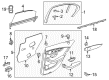 Diagram for Mercedes-Benz C350e Armrest - 205-730-05-94-8S09