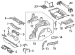 Diagram for Mercedes-Benz E53 AMG Wheelhouse - 205-610-23-01