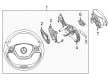 Diagram for Mercedes-Benz S600 Emblem - 222-464-03-32