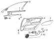 Diagram for Mercedes-Benz E430 Door Seal - 210-725-02-65