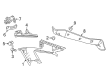 Diagram for Mercedes-Benz GLE43 AMG Pillar Panels - 292-691-03-08