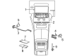 Diagram for Mercedes-Benz C300 Hazard Warning Switch - 206-900-45-16