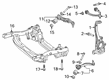 Diagram for Mercedes-Benz E450 Axle Beam Mount - 213-333-09-00