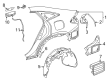 Diagram for Mercedes-Benz GLE53 AMG Wheelhouse - 167-690-50-03