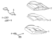Diagram for Mercedes-Benz Seat Heater - 190-906-14-00