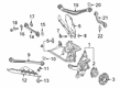 Diagram for Mercedes-Benz S65 AMG Wheel Hub - 222-357-03-00
