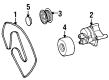 Diagram for Mercedes-Benz 600SEL Timing Belt Idler Pulley - 120-200-03-70