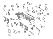Diagram for Mercedes-Benz ML500 Bumper Cover - 163-880-79-71