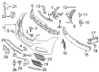Diagram for Mercedes-Benz S550e Bumper Cover - 222-880-18-47-9999