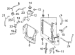 Diagram for Mercedes-Benz GLE300d Coolant Reservoir Hose - 251-504-00-12