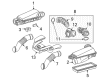 Diagram for Mercedes-Benz CL55 AMG Air Duct - 113-094-24-82
