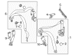 Diagram for Mercedes-Benz E250 Seat Belt - 212-860-43-85-9C94