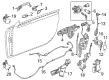 Diagram for Mercedes-Benz SL400 Door Hinge - 231-720-07-37
