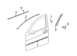 Diagram for Mercedes-Benz S400 Door Seal - 221-690-33-80