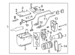 Diagram for Mercedes-Benz Sprinter 2500 Blower Motor - 002-830-85-08-64