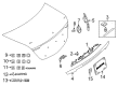 Diagram for Mercedes-Benz S560e Emblem - 222-817-00-16
