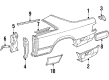 Diagram for Mercedes-Benz 300CE Fuel Door - 124-750-06-06