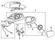 Diagram for Mercedes-Benz Car Mirror - 177-810-45-00