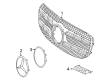 Diagram for Mercedes-Benz GLS63 AMG Emblem - 167-817-40-00