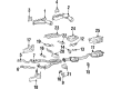 Diagram for Mercedes-Benz 300SDL Exhaust Pipe - 124-490-01-41