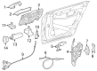 Diagram for Mercedes-Benz EQE SUV AMG Door Latch Cable - 294-760-02-00