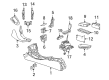 Diagram for Mercedes-Benz CLS55 AMG Shift Knob - 219-267-04-10-9E38
