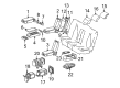 Diagram for Mercedes-Benz S55 AMG Cup Holder - 220-973-00-41-8G69