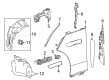 Diagram for Mercedes-Benz EQS AMG Fender Splash Shield - 297-680-12-08
