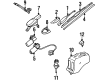 Diagram for Mercedes-Benz E320 Windshield Washer Fluid Reservoir - 124-869-11-20