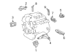 Diagram for Mercedes-Benz CLK500 Engine Mount - 203-242-05-01