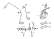 Diagram for Mercedes-Benz SL550 Oxygen Sensor - 008-542-33-18