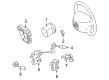 Diagram for Mercedes-Benz Steering Column Cover - 203-460-00-95-9051