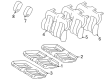 Diagram for Mercedes-Benz CLK320 Seat Cushion - 208-920-13-21-8G70