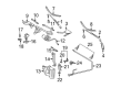 Diagram for Mercedes-Benz CLK63 AMG Windshield Washer Fluid Reservoir - 209-869-00-20