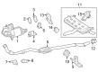 Diagram for Mercedes-Benz GLE450e Catalytic Converter - 254-140-57-00