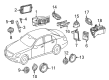 Diagram for Mercedes-Benz Car Speakers - 204-820-24-02
