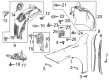 Diagram for Mercedes-Benz CLA250 Fender Splash Shield - 118-690-01-01-64