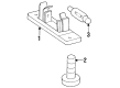 Diagram for Mercedes-Benz 500SEC License Plate Lights - 140-820-01-56-64