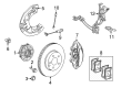 Diagram for Mercedes-Benz EQE SUV AMG Brake Pads - 000-420-08-06