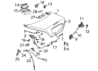 Diagram for Mercedes-Benz Tailgate Lock - 170-750-03-84