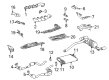 Diagram for Mercedes-Benz ML55 AMG Exhaust Clamp - 163-490-00-41