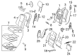 Diagram for Mercedes-Benz CL600 Seat Cushion - 216-910-44-06-9F17