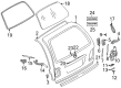 Diagram for Mercedes-Benz E320 Liftgate Lift Support - 001-980-80-64-64