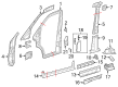 Diagram for Mercedes-Benz Sprinter 3500 Fuel Door Hinge - 901-755-01-36
